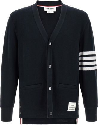 Thom Browne Blue 4BAR Cardigan