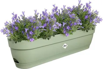 ELHO Macetero Rectangular Vibia - Pl&aacute;stico - Dep&oacute;sito - 70 - Verde Elho 3741707035900