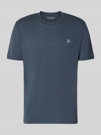 Marc O'Polo Regular Fit T-Shirt aus reiner Baumwolle in Rauchblau, Gr&ouml;&szlig;e L