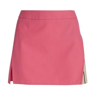 Palm Angels Short Skirts, female, Pink, Size: S A-line Mini Skirt