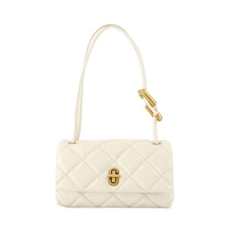 Marc Jacobs Gewatteerde Mini Dual Schoudertas - Dames - Schoudertassen - Wit - ONE Size - Leer - Tassen