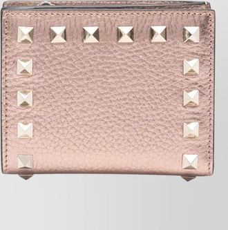 Valentino Garavani calf leather flap wallet