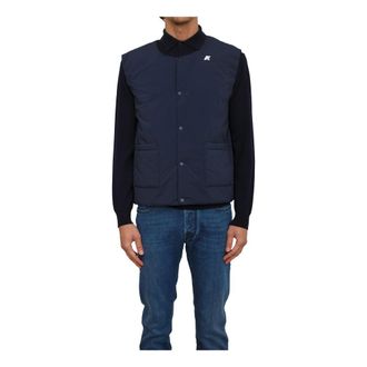 K-Way Heren, Jassen, Blauw, Maat: XL Leer