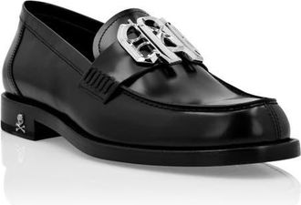 Philipp Plein Moccasins Unisex in Black at Nordstrom, Size 36