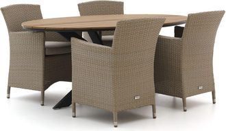 Forza Furniture Forza Cecita/Fidenza ovaal 180cm dining tuinset 5-delig