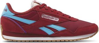 Reebok Womens Classic AZ - Shoes Retro Red/Retro Red/Future Cyan Size 10.0