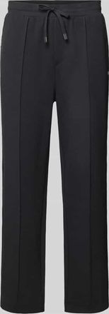 HUGO BOSS Regular Fit Sweatpants aus Baumwoll-Mix Modell JT_Member Hurley in Black, Gr&ouml;&szlig;e XXXL