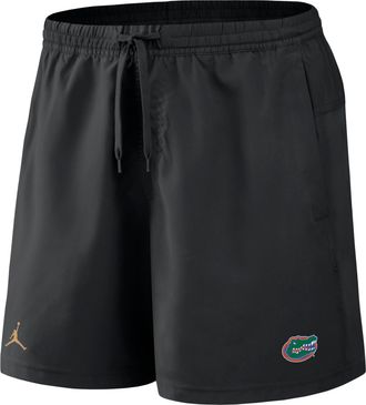 Nike Jordan Mens Florida Primetime Primary Logo Jordan Brand Dri-FIT College Form Shorts in Black | 0J5T00AUFN-8DV