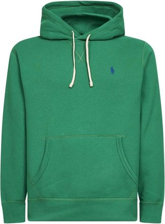 Polo Ralph Lauren Sweaters - Heren - Hoodies - Groen - M - Katoen - Hoodies & sweatvesten