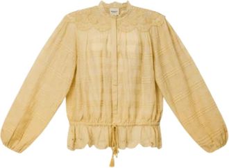Isabel Marant Isabel Marant, Shirts, female, Yellow, Size: 2XS Polly Top