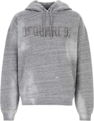 Dsquared2 Grey Cotton Sweatshirt