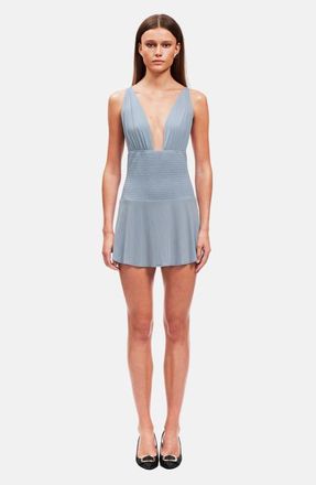 OW Collection ALBA Mini Dress in Light Blue at Nordstrom, Size Medium