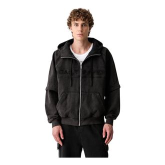 Daily Paper Clothing Heren, Sweatshirts & Hoodies, Zwart, Maat: 2XL