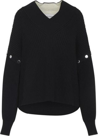 Sportmax Tay Black Virgin Wool Pullover