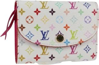 Louis Vuitton Pre-owned Wallets, female, White, Size: ONE SIZE Pre-owned Canvas wallets