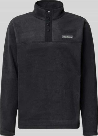 Columbia Fleecepullover mit Stehkragen und Label-Detail in Black, Gr&ouml;&szlig;e XXL