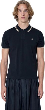 Vivienne Westwood Klassiek Poloshirt - Heren - Polos - Zwart - L - Katoen - Tops