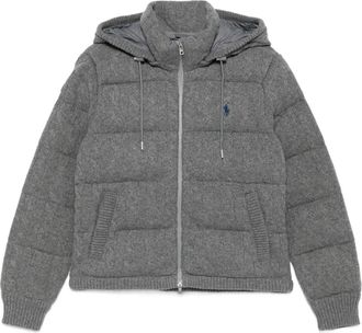 Polo Ralph Lauren Piumino trapuntato con cappuccio - Grigio