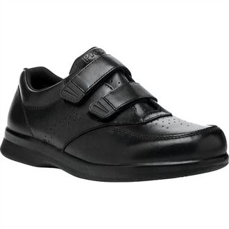 Prop&eacute;t Mens Vista Strap Walker Athletic Orthopedic Shoe In Black