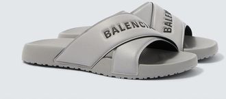 Balenciaga Sporty Pool slides
