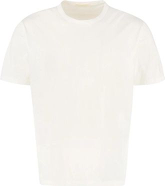 Our Legacy New Box katoenen T-shirt met ronde hals - Heren - T-shirts - Beige - S - Katoen - Tops