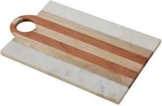 Be Home Moa Marble & Wood Rectangular Board at Nordstrom