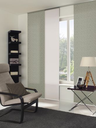 Gardinia Schiebegardine »Flächenvorhang Zen Silence« 1 Stk. tlg. blickdicht, Polyester, nicht waschbar