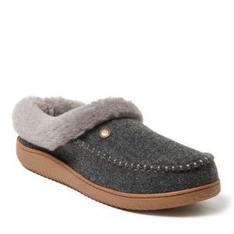 Dearfoams Baro Energy Return Clog Slipper in Dark Heather Grey at Nordstrom, Size 13
