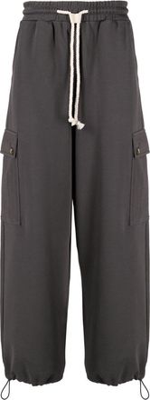 Five CM multi-pocket drawstring track pants - men - Spandex/Elastane/Cotton/Polyester - L - Grey