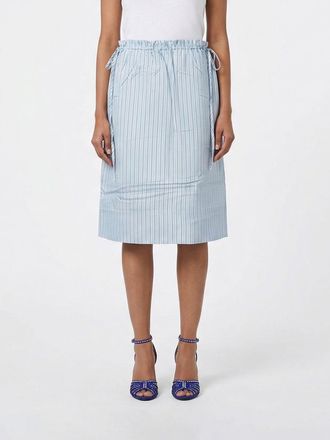 Toteme Gonna in seta a righe con coulisse Toteme