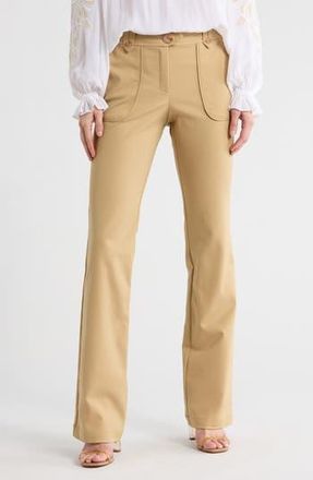 Ramy Brook Marit Patch Pocket Cotton Blend Pants in Burlap at Nordstrom Rack, Size 00