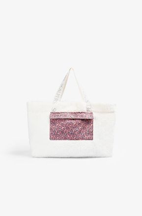 Scalpers Fluffy Soft Tote Bag for Girls in White at Nordstrom