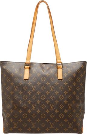 Louis Vuitton Monogram Brown Pvc Leather Shoulder Bag Tote Bag (Pre-Owned)