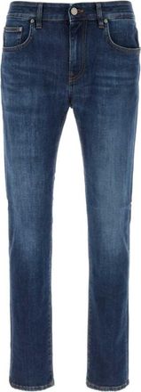 Pantaloni Torino Blue Regular Solid Jeans