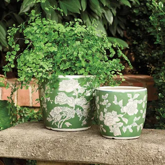 Ballard Designs Set of 2 Sloan Planters - Ballard Designs