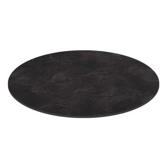 Oviala Mesa de pizarra redondo 60 cm 4 plazas