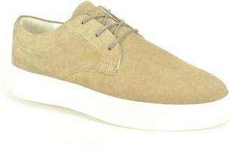 Cycleur de Luxe Taupe Daim Effen N. DZ. - Heren - Sneakers - Beige - 44 EU - Leer - Schoenen