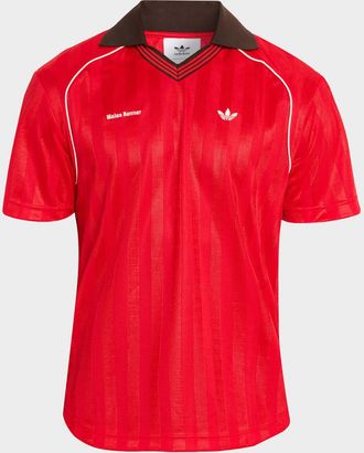 adidas x Wales Bonner Mens Jacquard Football T-Shirt