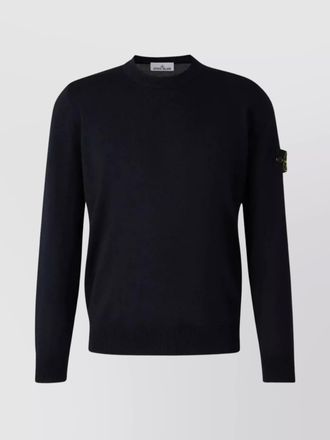 Stone Island virgin wool regular-fit crewneck jumper
