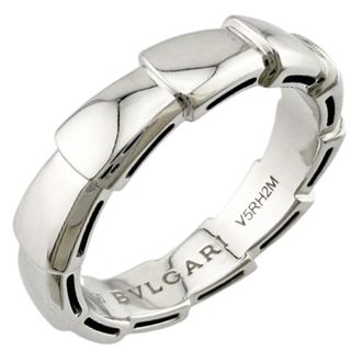 Bulgari White Gold (18K) Band Ring (Pre-Owned)
