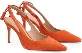 L.k. Bennett Cary Slingback Pointed Toe Pump in Orange at Nordstrom Rack, Size 10Us / 40Eu