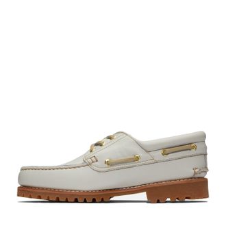 Timberland x Aim Leon Dore Three Eye Lug Hand Sewn Boat Shoes Off White TB0A67P71481