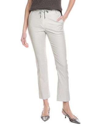 Eleventy Drawstring Wool-Blend Pant