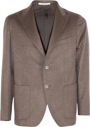 Tagliatore Kostuumjas - Heren - Blazers - Bruin - L - Wol - Jassen