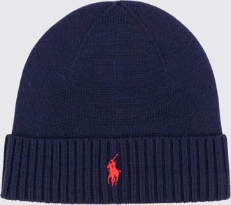 Polo Ralph Lauren Berretto beanie in lana con logo Pony ricamato