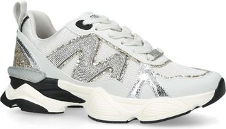 Steve Madden Womens Sedgwick Beige Sneakers Fabric - Size UK 7