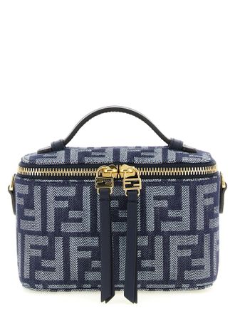 Fendi Blue Cotton Womens Handbag