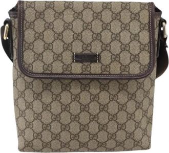 Gucci Pre-owned Vintage Cross Body Bag - unisex - Vintage Schoudertas - Beige - ONE Size - Vintage