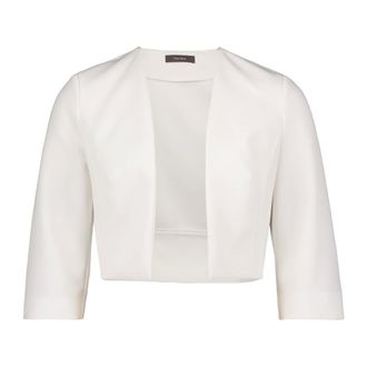 Vera Mont Dames, Jassen, Wit, Maat: S Satijn