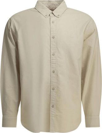 Levi's Authentiek Button-down Shirt - Heren - Casual Overhemden - Beige - XL - Katoen - Overhemden